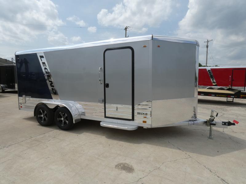 New Legend Deluxe V Nose 7' X 19' All Aluminum Cargo Trailer - $0 Down & Flexible Financing Options Available W.A.C