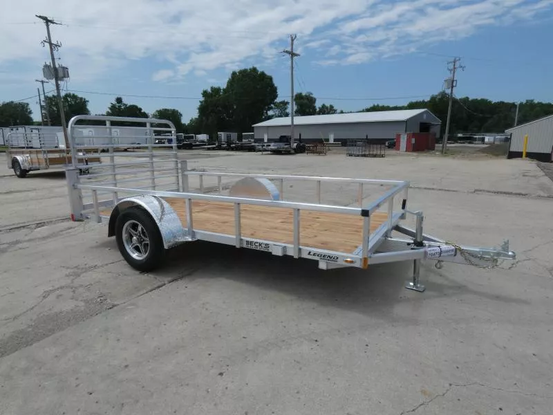New Legend Open Deluxe 6' x 12' Aluminum Open Utility For Sale - Best Built Aluminum Utility - Flexible Financing Options & Low Monthly Payments