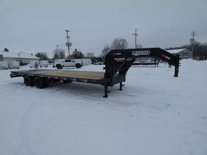 New Legend Steel 102" x 25' Low Pro Gooseneck Trailer For Sale - High Tensile Steel - Flexible Business & Personal Financing Available