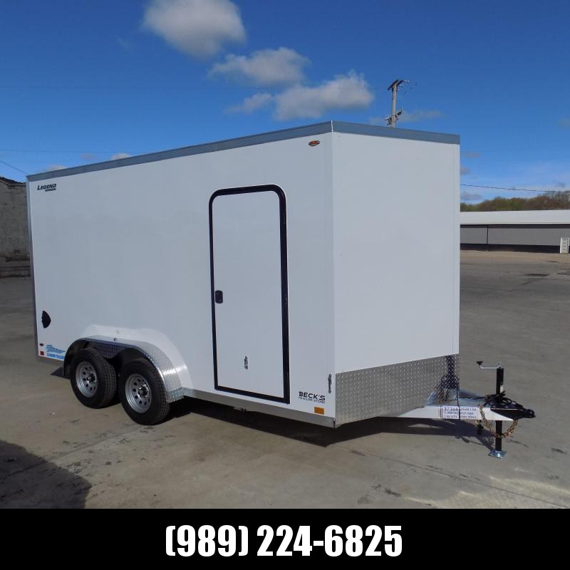 New Legend Thunder 7.5' x 16' Aluminum Enclosed Cargo -7.5' Wide & No Interior Wheel Wells! $0 Down & Payments From $109/Mo W.A.C New Legend Thunder 7.5' x 16' Aluminum Enclosed Cargo -7.5' Wide & No Interior Wheel Wells! $0 Down & Payments From $109/Mo W.A.C