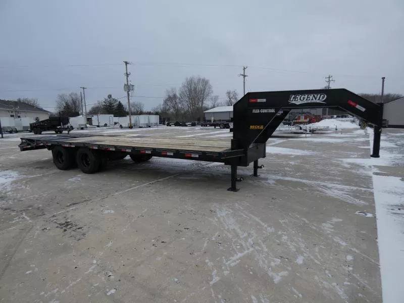 New Legend Steel 102" x 25' Low Pro Gooseneck Trailer For Sale - High Tensile Steel - Flexible Business & Personal Financing Available