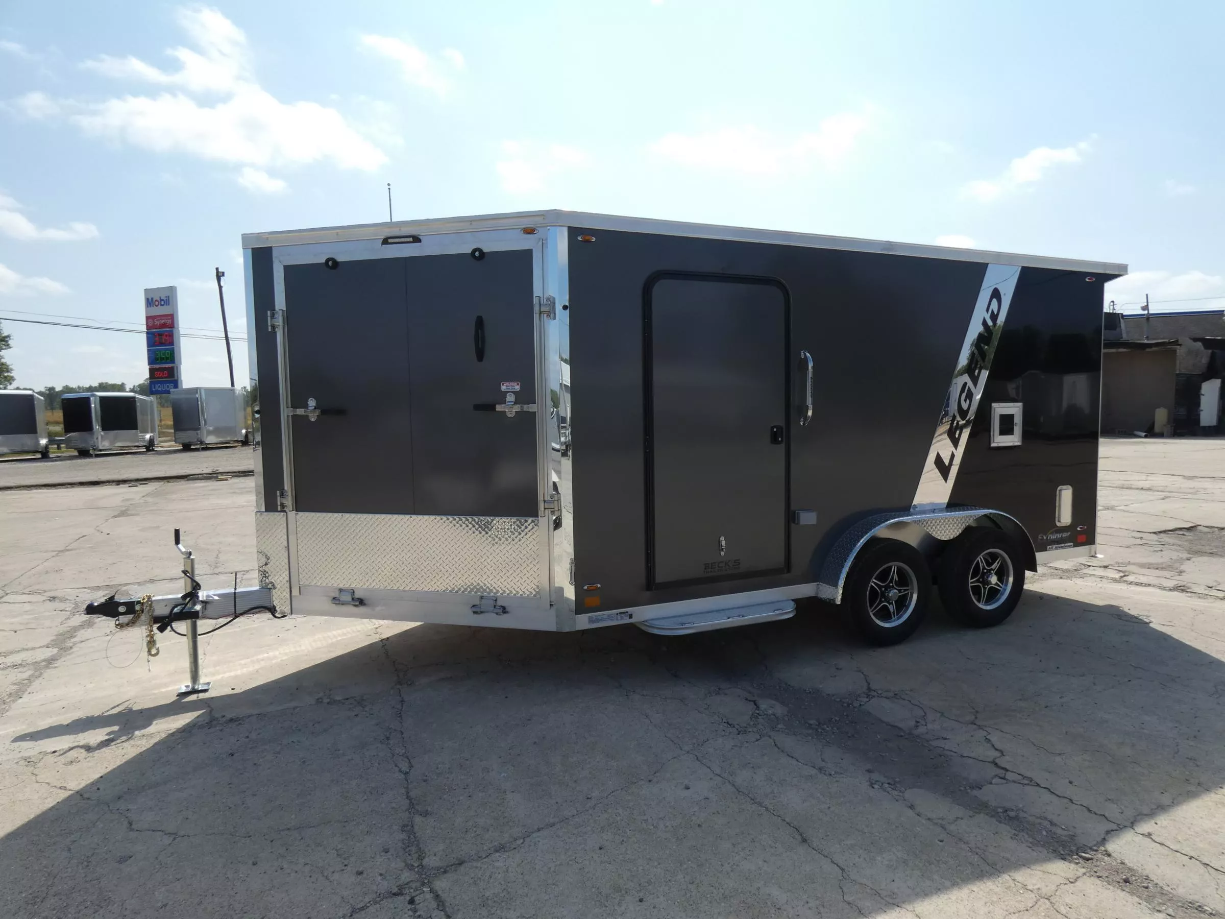 New Legend Explorer 7.5' x 19' Snowmobile Trailer - Only 7.5' Wide