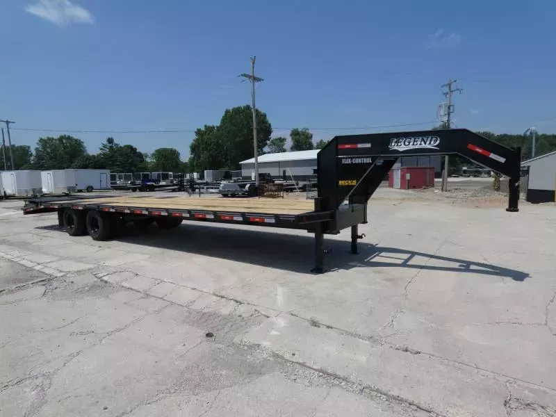 New Legend Steel 102" x 32' Low Pro Gooseneck Trailer For Sale - 12K Axles - Flexible Business & Personal Financing Available
