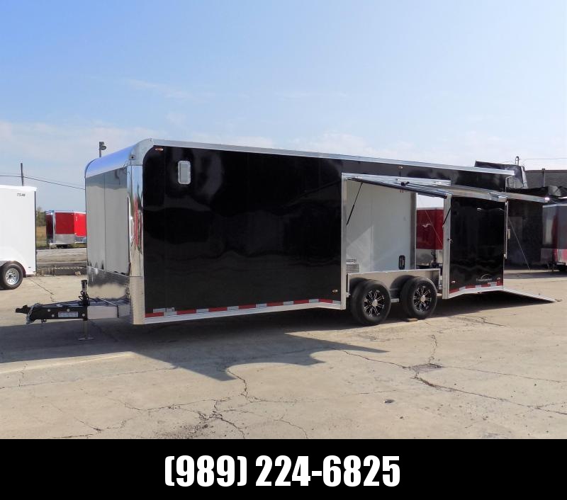 New Legend Trailmaster 8.5' x 24' Aluminum Race Series Trailer w/ Escape Door & 7K Torsion Axles - $0 Down Financing Available New Legend Trailmaster 8.5' x 24' Aluminum Race Series Trailer w/ Escape Door & 7K Torsion Axles - $0 Down Financing Available