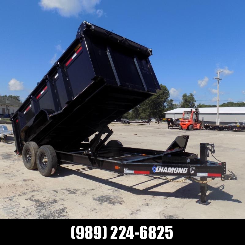 New Diamond C Trailers 7' x 14' Low Profile Dump Trailer - 44" Sides - $0 Down With Financing Options Available New Diamond C Trailers 7' x 14' Low Profile Dump Trailer - 44" Sides - $0 Down With Financing Options Available