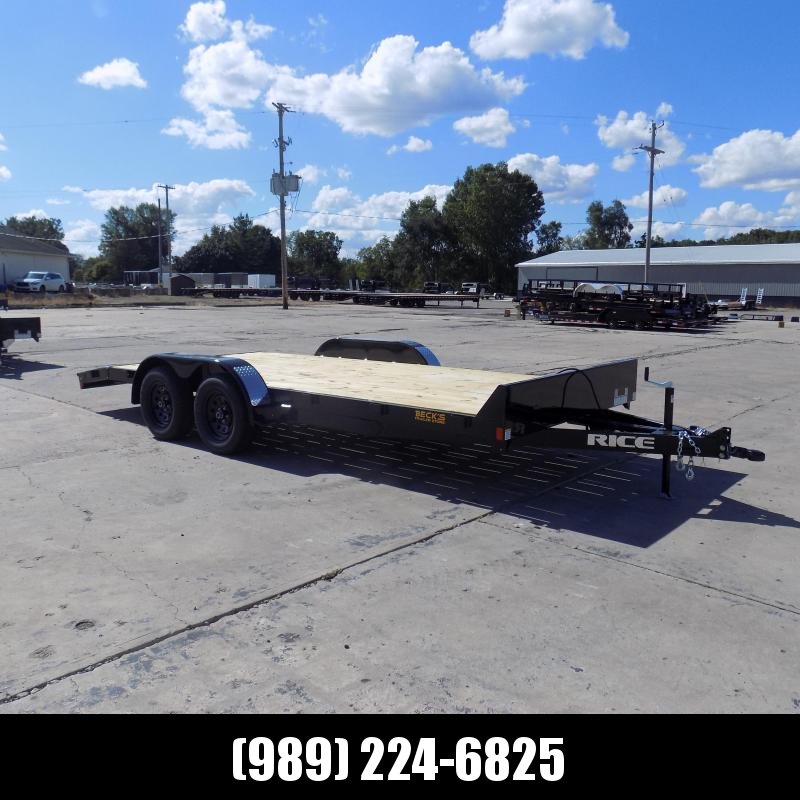 New Rice Trailer 82" x 18' Open Car Hauler - $0 Down & Payments From $109/mo. W.A.C. New Rice Trailer 82" x 18' Open Car Hauler - $0 Down & Payments From $109/mo. W.A.C.