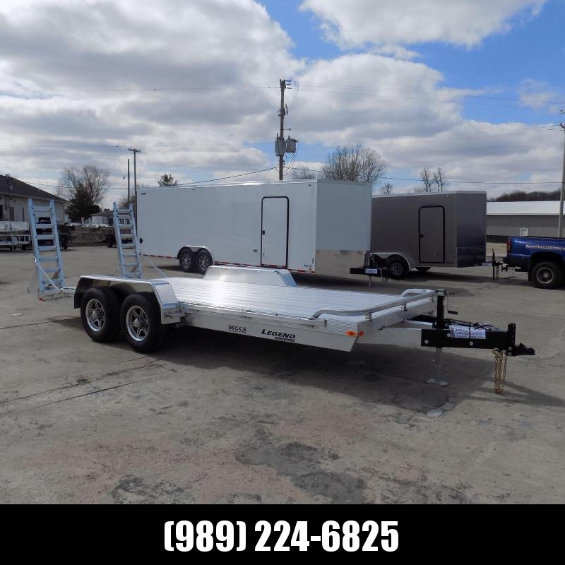 New Legend 7' x 18' Aluminum Equipment Trailer For Sale - $0 Down & Payments from $115/mo. W.A.C New Legend 7' x 18' Aluminum Equipment Trailer For Sale - $0 Down & Payments from $115/mo. W.A.C