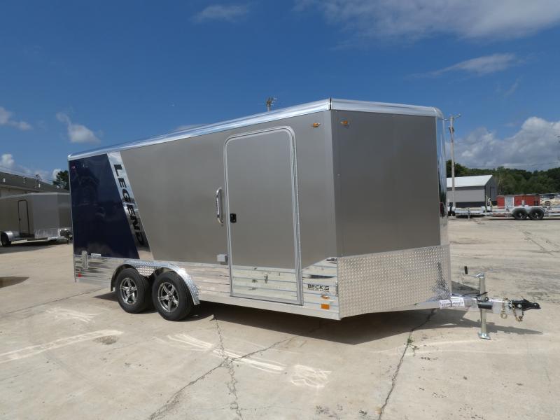 New Legend Deluxe V Nose 8' X 19' All Aluminum Enclosed Cargo Trailer -Flexible Financing Options & Low Monthly Payments 