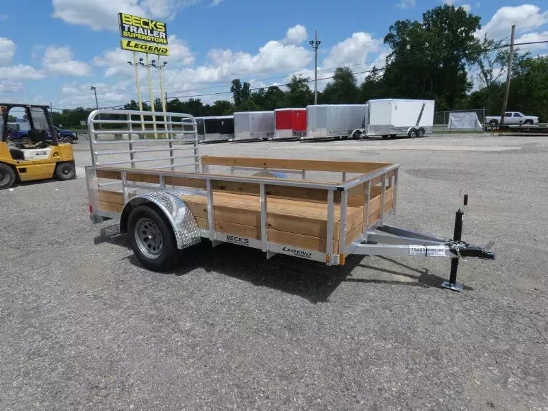 New Legend 6' x 10' Aluminum Utility Trailer For Sale - Triple Tube Tongue - $0 Down Financing Options Available