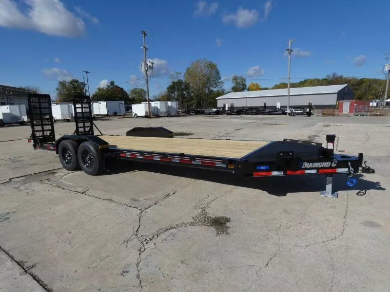 New Diamond C Trailers LPX 7' x 22' Open Equipment Trailer - I-Beam Frame  - Flexible Financing Options & Low Monthly Payments