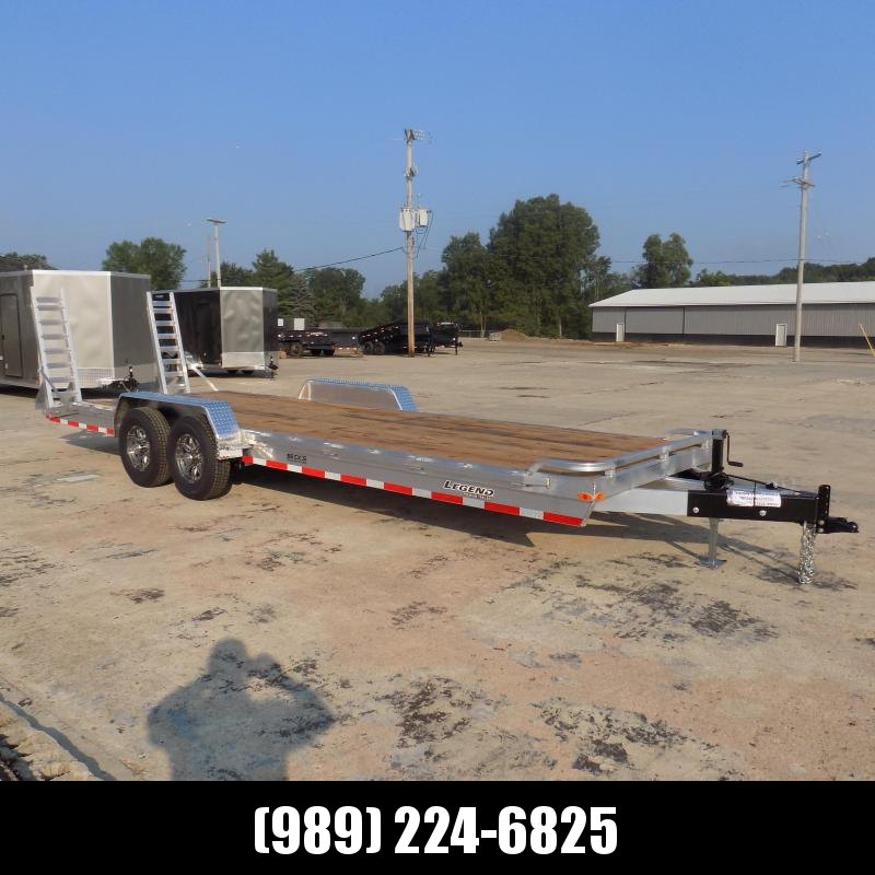 New Legend 7' x 24' Aluminum Open Car Hauler/Heavy Equipment Trailer - 7000# Torsion Axles - $0 Down & Financing Options Available New Legend 7' x 24' Aluminum Open Car Hauler/Heavy Equipment Trailer - 7000# Torsion Axles - $0 Down & Financing Options Available
