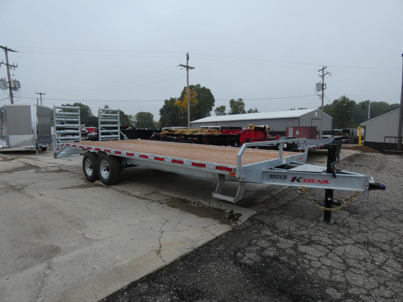 New 102" x 23'  Galvanized Deckover Equipment Trailer - Corrosion Resistant - Business & Personal Financing Available