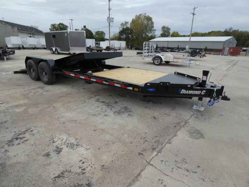 New Diamond C HDT 7' x 22' Tilt Deck Equipment Trailer - Flexible Personal & Business Financing Options & Low Monthly Payments