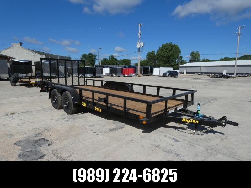 New Big Tex 7' X 18' Open Utility Trailer For Sale - Flexible Financing Options & Low Monthly Payments New Big Tex 7' X 18' Open Utility Trailer For Sale - Flexible Financing Options & Low Monthly Payments
