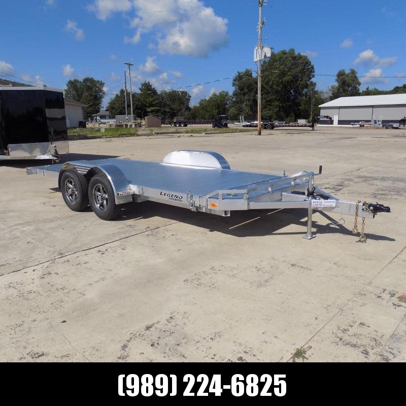 New Legend 7' x 18' Aluminum Tilt Deck Car Hauler - $0 Down & Payments From $129/mo. W.A.C. New Legend 7' x 18' Aluminum Tilt Deck Car Hauler - $0 Down & Payments From $129/mo. W.A.C.