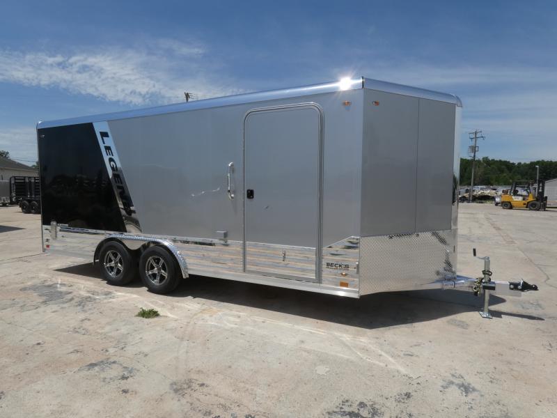 New Legend Deluxe V Nose 8' X 23' All Aluminum Cargo Trailer -Flexible Financing Options & Low Monthly Payments