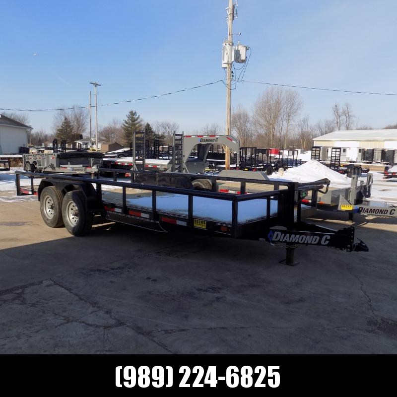 New Diamond C 82" x 20' Extreme Duty Utility Trailer w/ 7K Axles - $0 Down & Payments From $123/mo. W.A.C. New Diamond C 82" x 20' Extreme Duty Utility Trailer w/ 7K Axles - $0 Down & Payments From $123/mo. W.A.C.
