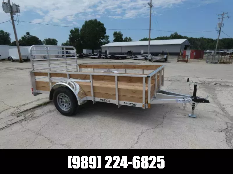 New Legend 6' x 10' Aluminum Utility Trailer For Sale - Triple Tube Tongue - $0 Down Financing Options Available