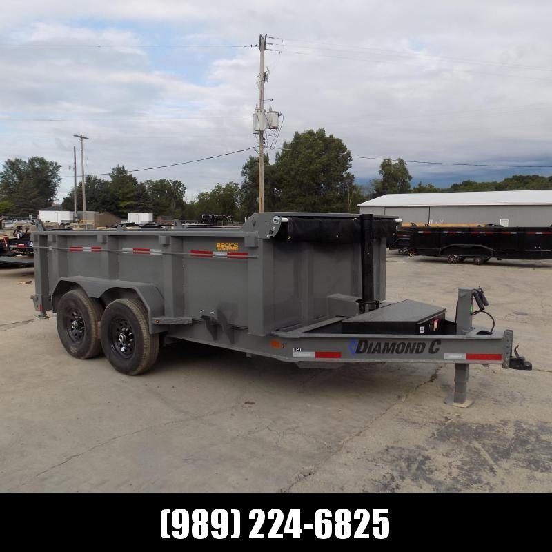 New Diamond C Trailers 7' x 12' Low Profile Dump Trailer - 32'' Sides - Financing Available New Diamond C Trailers 7' x 12' Low Profile Dump Trailer - 32'' Sides - Financing Available
