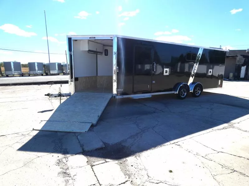 New Legend Explorer 7.5' x 29' Snowmobile Trailer - Only 7.5' Wide Model With NO Interior Wheel Wells!- Flexible Financing Options Available
