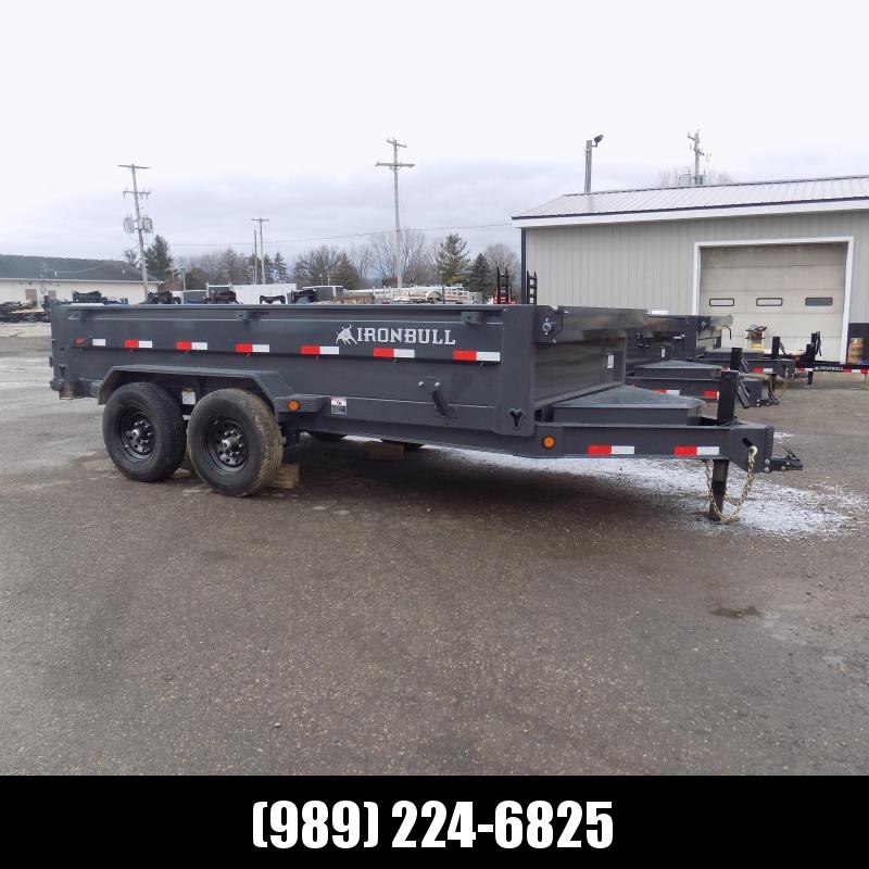 New Iron Bull 7' x 14' Dump Trailer - 7 Gage Floor - Flexible $0 Down Financing Available New Iron Bull 7' x 14' Dump Trailer - 7 Gage Floor - Flexible $0 Down Financing Available