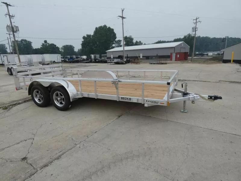 New Legend 7' x 16' Open Aluminum Utility Trailer For Sale - Flexible Financing Options & Low Monthly Payments