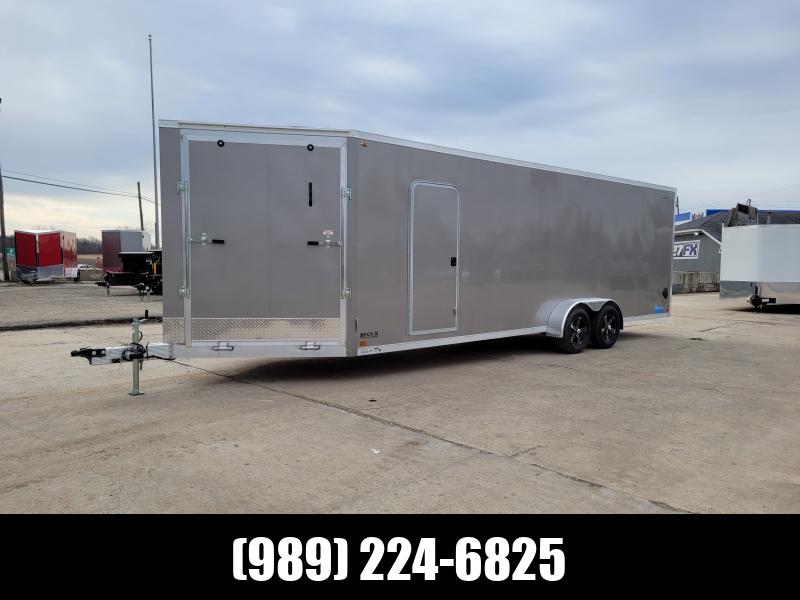 New Legend Thunder Snow 7 x 29' Aluminum Enclosed Snowmobile Trailer for Sale- $0 Down With Flexible Financing Available  53ac7e80668fe3547ce58f8f2a292ac6