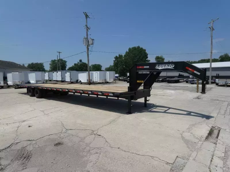 New Legend 102" x 40' Low Pro Gooseneck Equipment Trailer For Sale - Flexible Financing Options & Low Monthly Payments 
