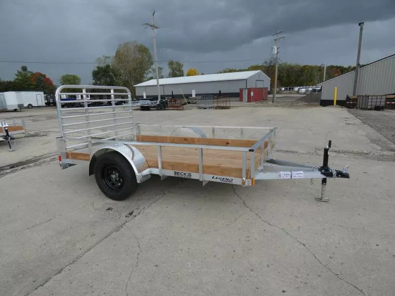 New Legend 6' x 12' Aluminum Utility Trailer For Sale - Triple Tube Tongue - $0 Down Financing Options Available