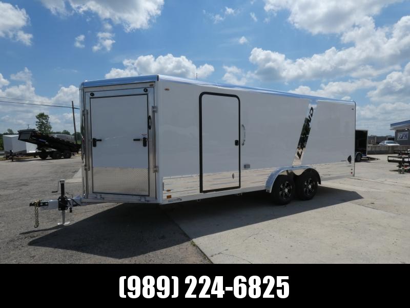 New Legend Deluxe V-Nose Snow 8' x 24' Snowmobile/All Sport Trailer -Flexible Financing Options & Low Monthly Payments New Legend Deluxe V-Nose Snow 8' x 24' Snowmobile/All Sport Trailer -Flexible Financing Options & Low Monthly Payments