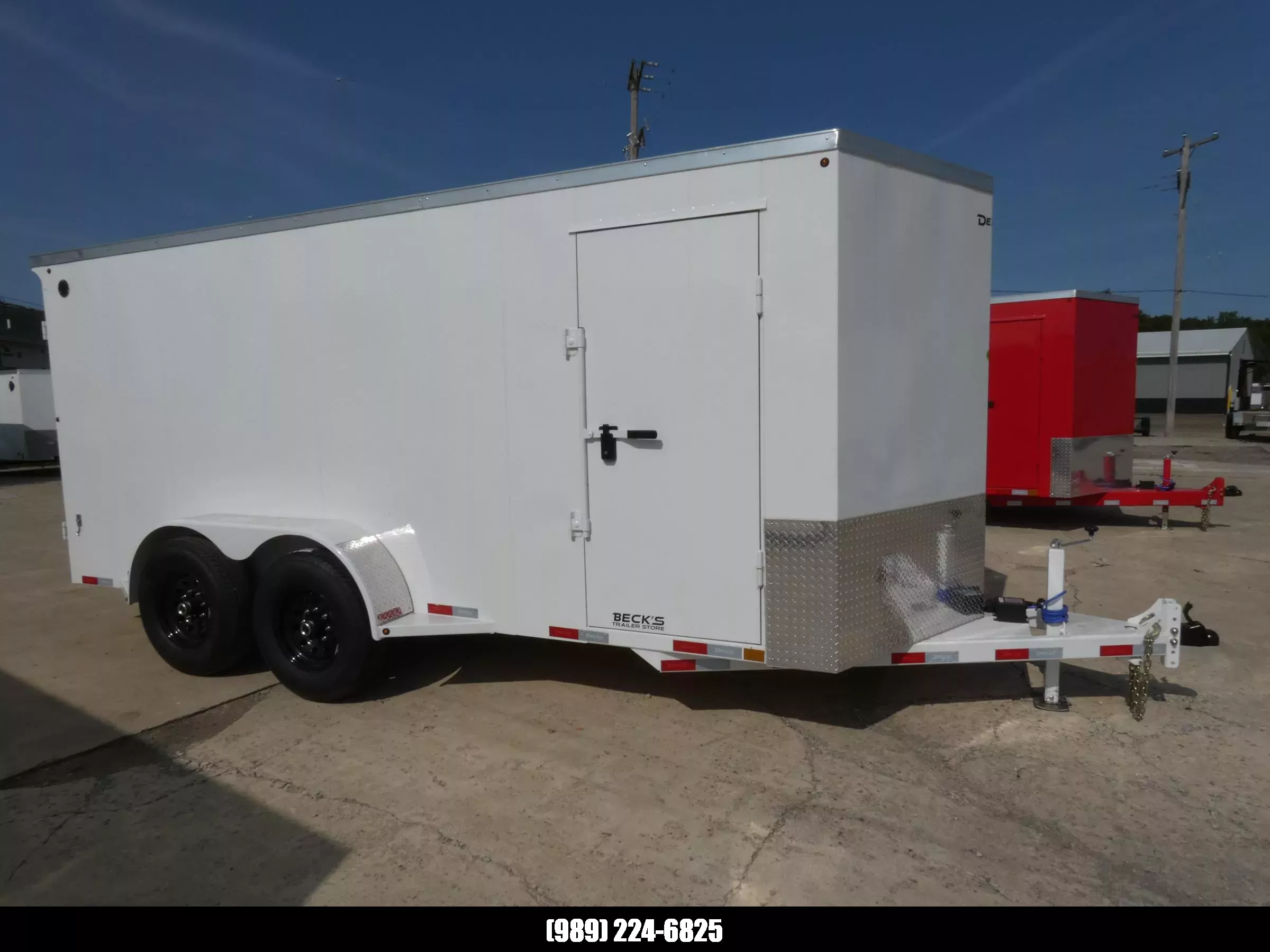 New Delco Trailers 7' X 18' Enclosed Cargo Trailer - EXTREME DUTY