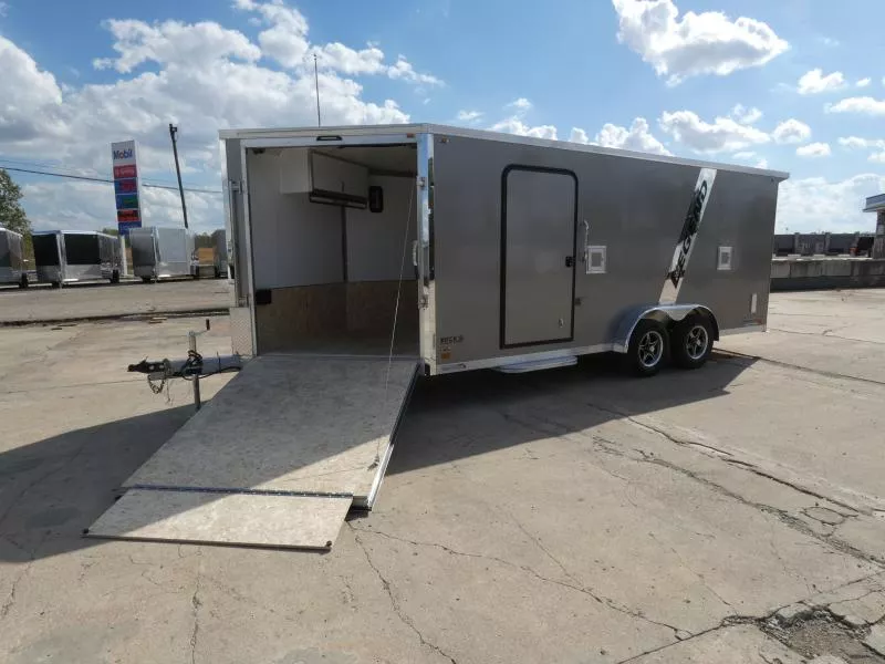 New Legend Explorer 7.5' x 23' Snowmobile Trailer - Only 7.5' Wide Model With NO Interior Wheel Wells!- Flexible Financing Options Available