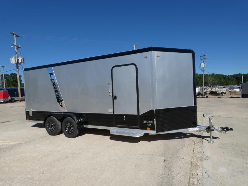 New Legend Deluxe V-Nose 7' X 21' All Aluminum Cargo Trailer -Flexible Financing Options & Low Monthly Payments 