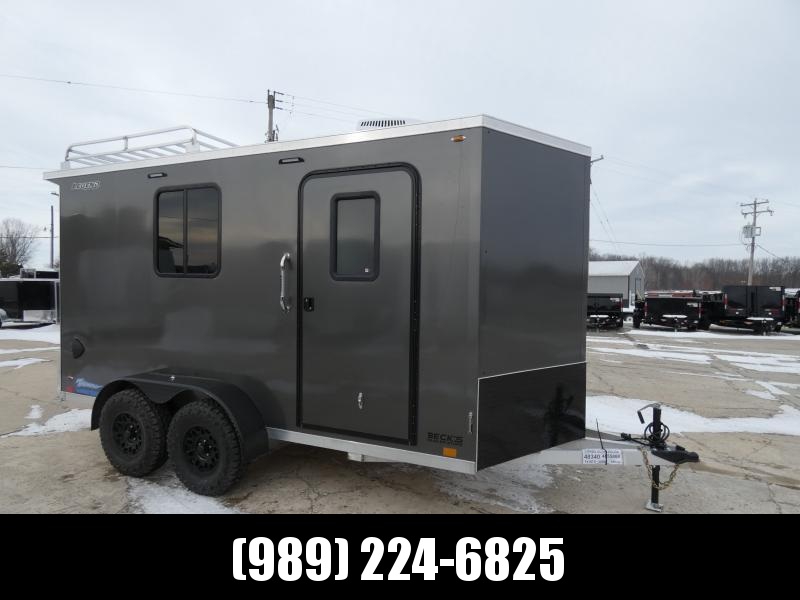 New Legend Deluxe V Nose 8' X 17' All Aluminum Cargo Trailer Flexible