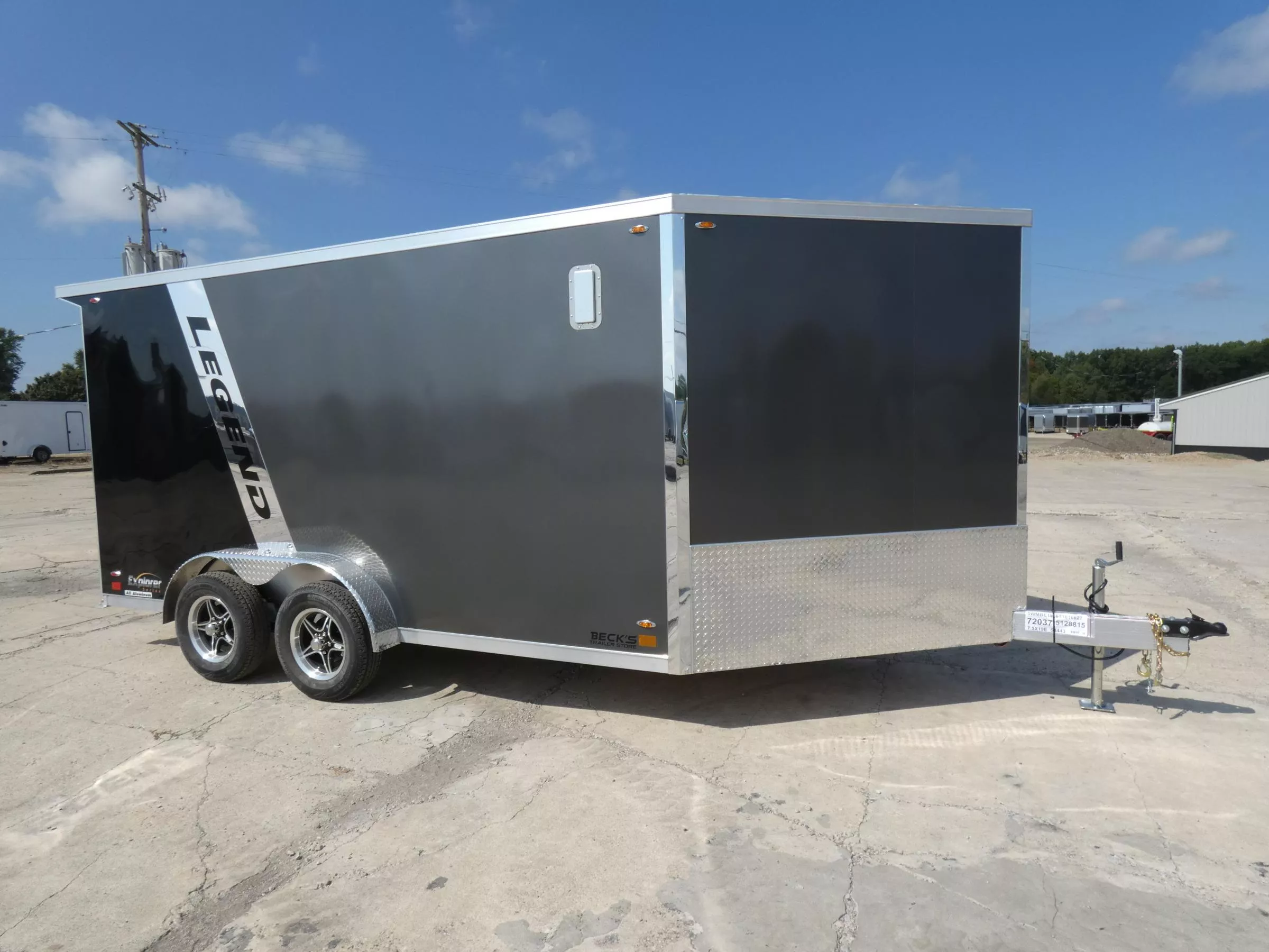☆ Customize Trailer Garage M 　【特典会員限定】 New Legend Explorer 7.5' x 19' Snowmobile Trailer - Only 7.5' Wide