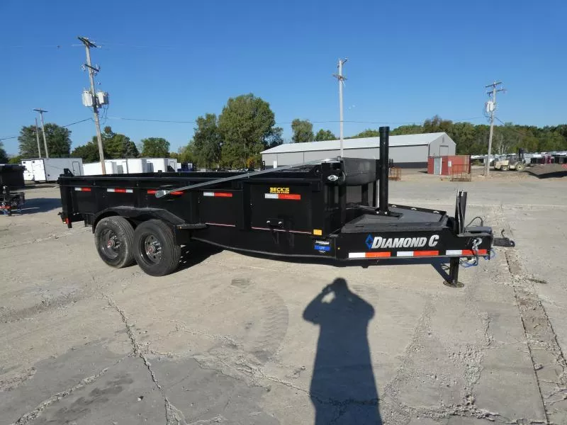 New Diamond C Trailers 7' x 16' Low Profile Dump Trailer For Sale - Awesome Features - 23K Weight Rating - Flexible Financing Options & Low Monthly Payments 
