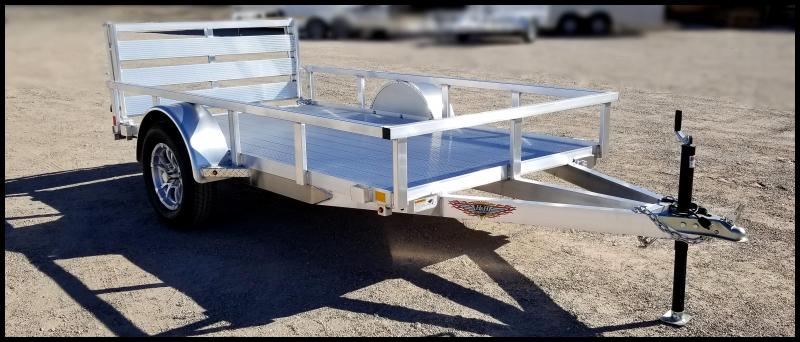 2020 H and H Trailer 5.5(66)x10 Aluminum Railside Utility Flatbed Trailer 2020 H and H Trailer 5.5(66)x10 Aluminum Railside Utility Flatbed Trailer