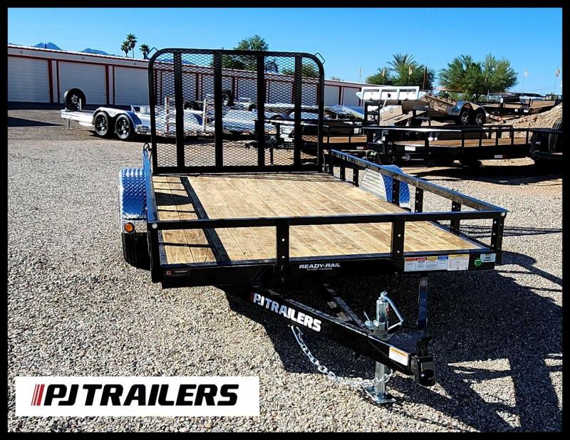2023 PJ Trailers 77 x 12 UTV/ATV Utility Trailer Haulinit Trailers