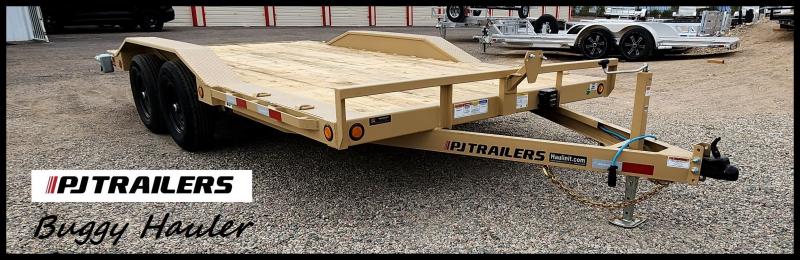 2023 PJ Trailers 102" x 16' Buggy Hauler Flatbed Trailer 2023 PJ Trailers 102" x 16' Buggy Hauler Flatbed Trailer
