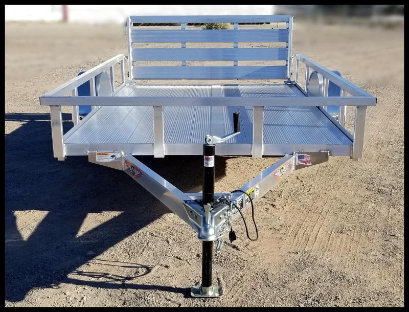 2020 H and H 8(76) x 10 Aluminum Railside Utility Trailer 2020 H and H 8(76) x 10 Aluminum Railside Utility Trailer