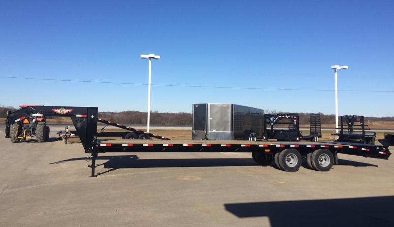 2020 H and H Trailer Super Deluxe 28'+5' Goose-Neck Flatbed Trailer 2020 H and H Trailer Super Deluxe 28'+5' Goose-Neck Flatbed Trailer