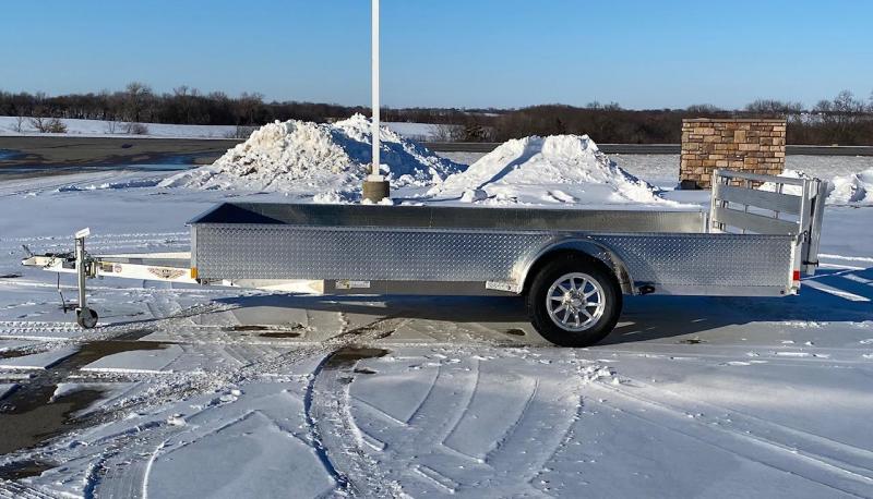 2021 H and H Trailer 14' Solid Side Aluminum Utility Trailer 2021 H and H Trailer 14' Solid Side Aluminum Utility Trailer
