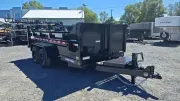 2026 Sure-trac Trailers 7X14 LoPro Telescopic Dump 14K