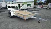 2024 Bear Track 6.5x12 Wood Deck Aluminum Utility Trailer