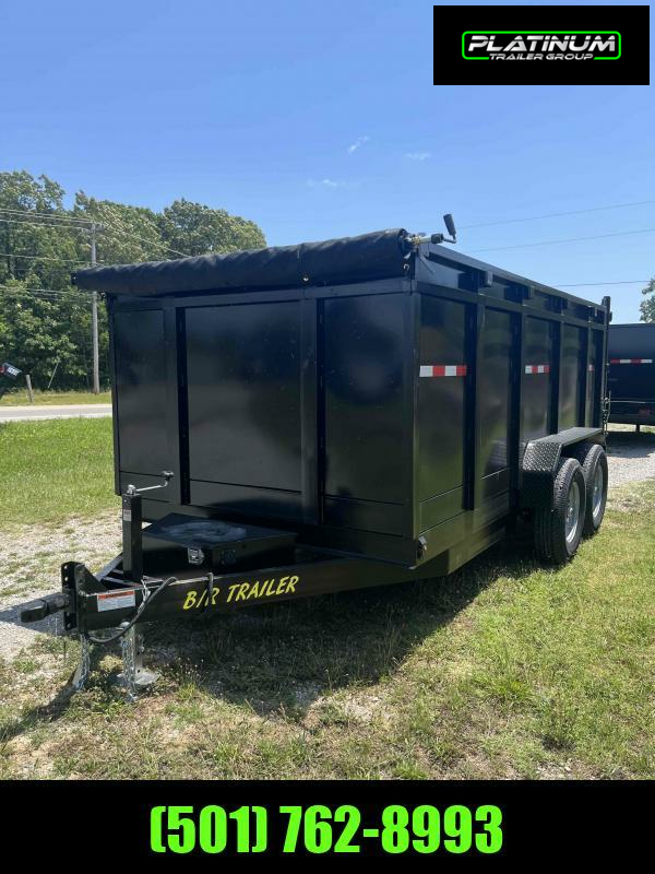 2022 B/R Trailer 14' 4' HIGH SIDES Dump Trailer in Malvern, AR ...