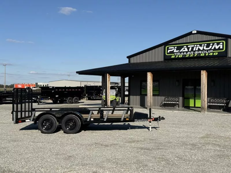 2026 RawMaxx UTX 77X14 W/TOOLBOX AND 4' FOLDING GATE 7K GVWR Utility Trailer