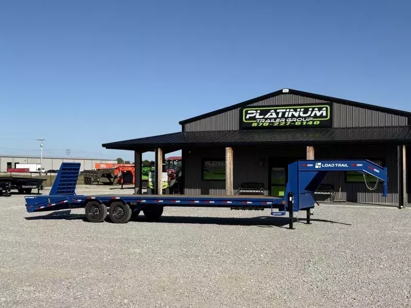 2026 Load Trail GP 102X30 W/MAX RAMPS, LOCKING CHAIN RACK, SLIDE TRACK, AND WORK LIGHTS 16K GVWR Flatbed Trailer