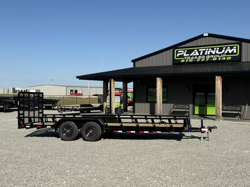 2026 Load Trail UE 83X20 TANDEM AXLE W/4' FOLDING GATE AND SQUARE TUBE SIDE RAILS 9990 GVWR Utility Trailer