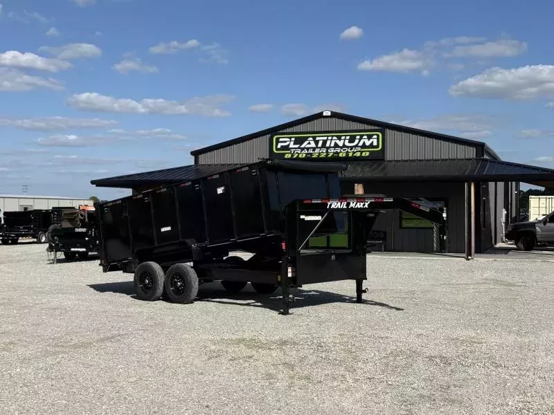 2026 TrailMaxx Trailers 83X16 HIGH SIDE 14K GVWR GOOSENECK Dump Trailer
