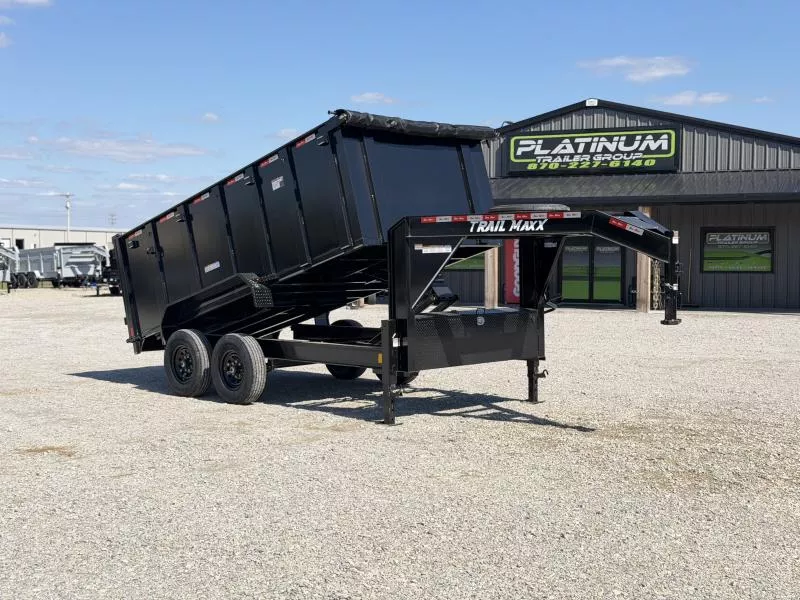 2026 TrailMaxx Trailers 83X14 HIGH SIDE 14K GVWR GOOSENECK Dump Trailer